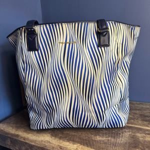Vera Bradley Ella Tote in Wavy Stripe